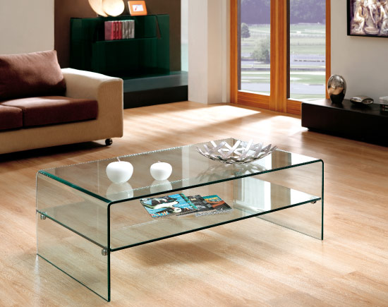 sklenený stolík do obývačky el greco